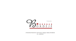 Desktop Screenshot of bodegasbordeje.com